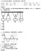 2019年成人高考高起专理化模拟试题及答案3