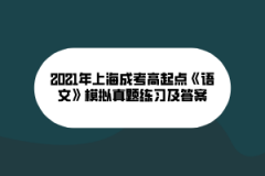 2021年上海成考高起点《语文》模拟真题练习及答案(15)
