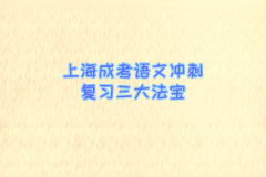 上海成考语文冲刺复习三大法宝