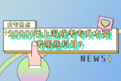 2021年上海成考专升本要考哪些科目？